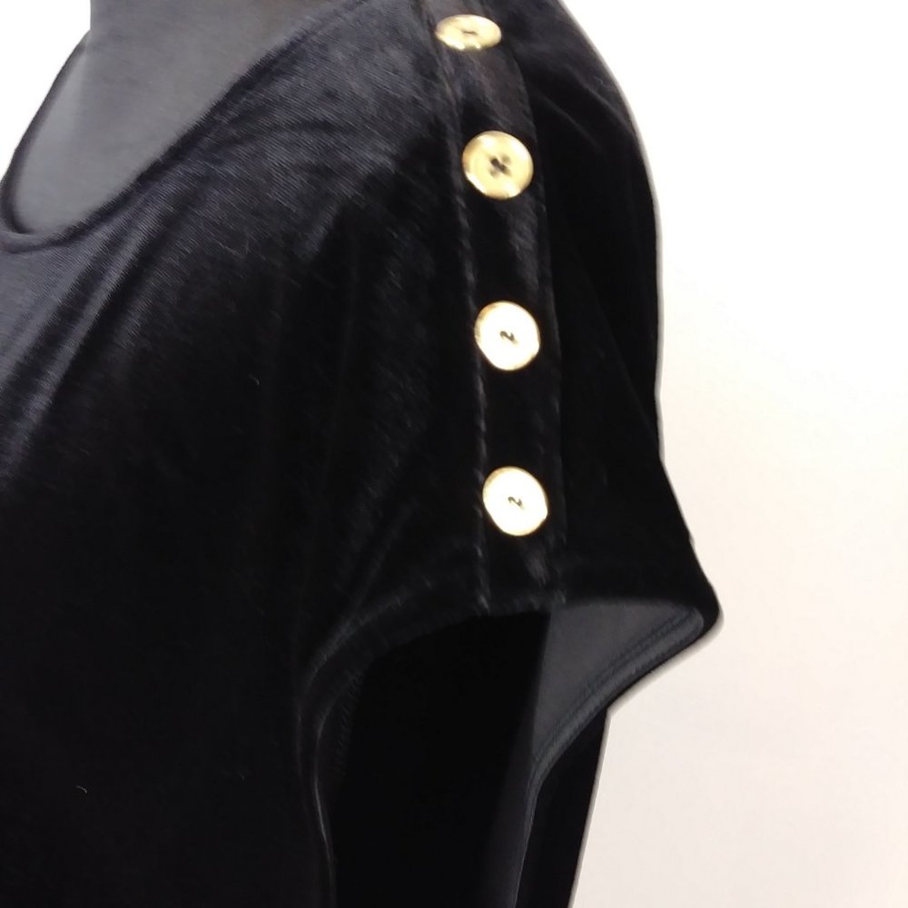 Calvin Klein black sleeve less blouse Size 2X - Picture 3 of 10